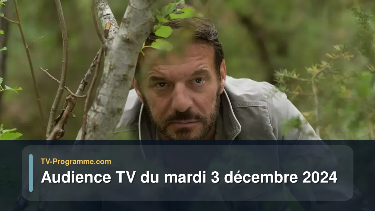 Audiences TV et audimat en prime time du Mardi 3 décembre 2024