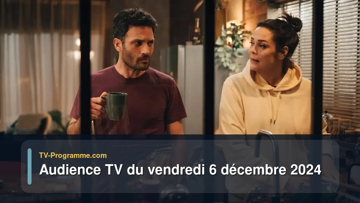 Audiences TV et audimat en prime time du Vendredi 6 décembre 2024