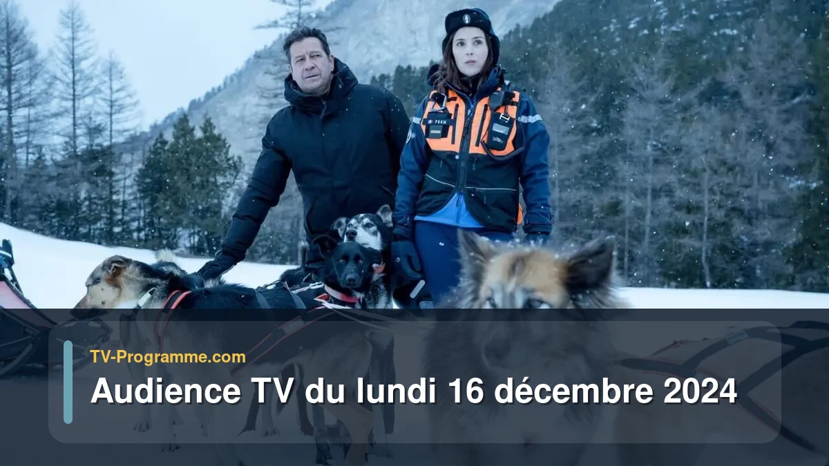 Audiences TV et audimat en prime time du Lundi 16 décembre 2024