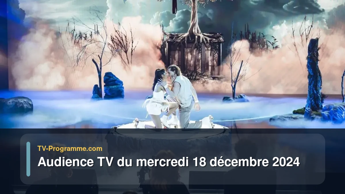 Audiences TV et audimat en prime time du Mercredi 18 décembre 2024