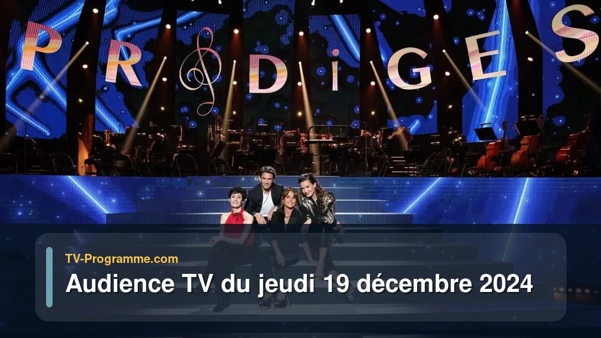 Audiences TV et audimat en prime time du Jeudi 19 décembre 2024