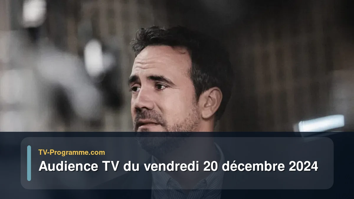 Audiences TV et audimat en prime time du Vendredi 20 décembre 2024