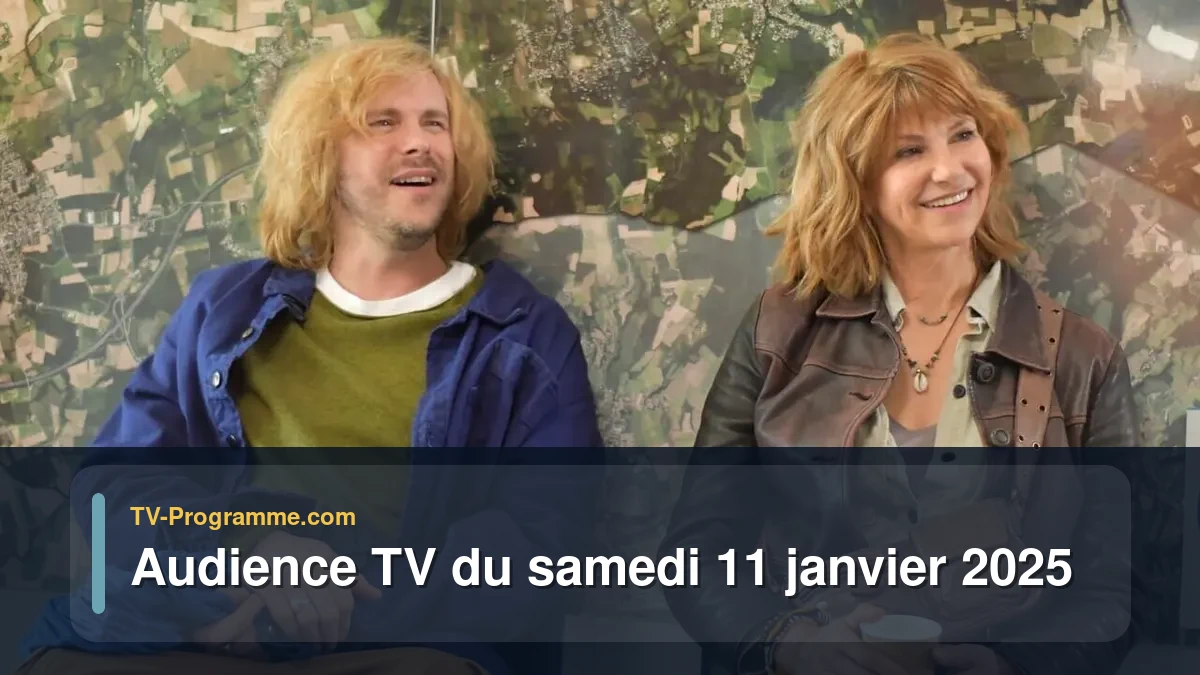 Audiences TV et audimat en prime time du Samedi 11 janvier 2025