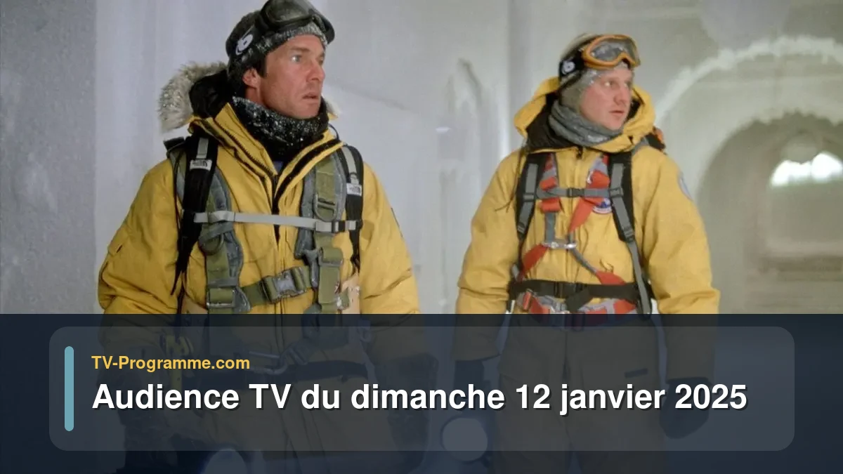 Audiences TV et audimat en prime time du Dimanche 12 janvier 2025
