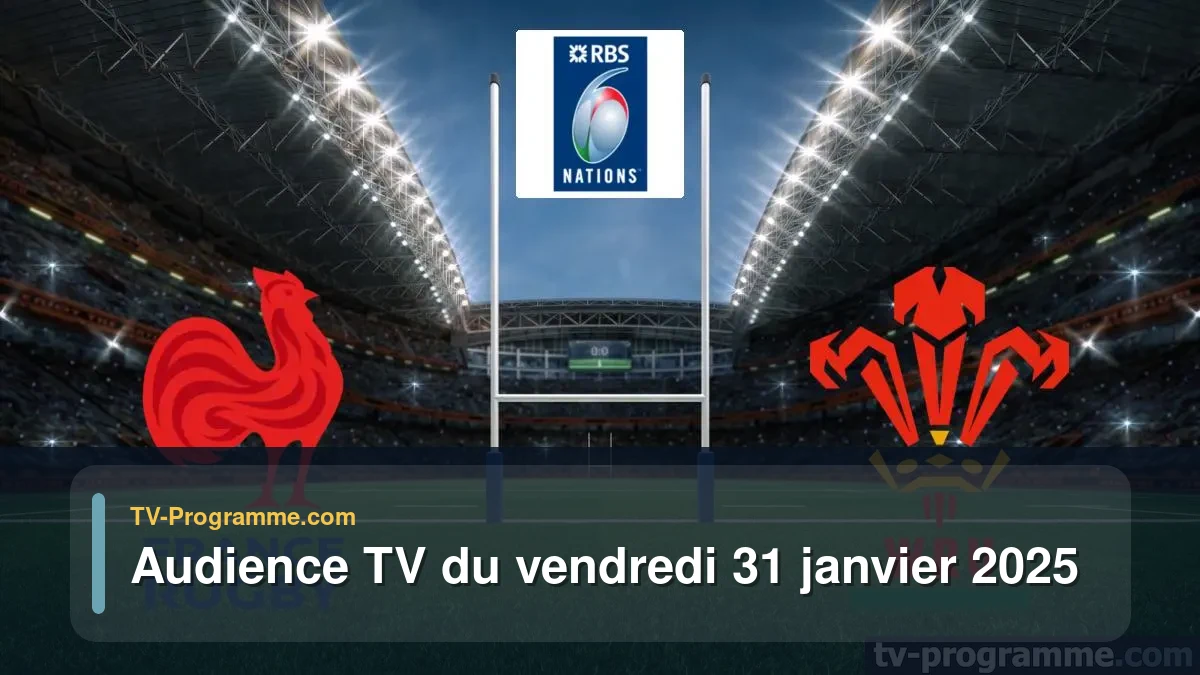 Audiences TV et audimat en prime time du Vendredi 31 janvier 2025