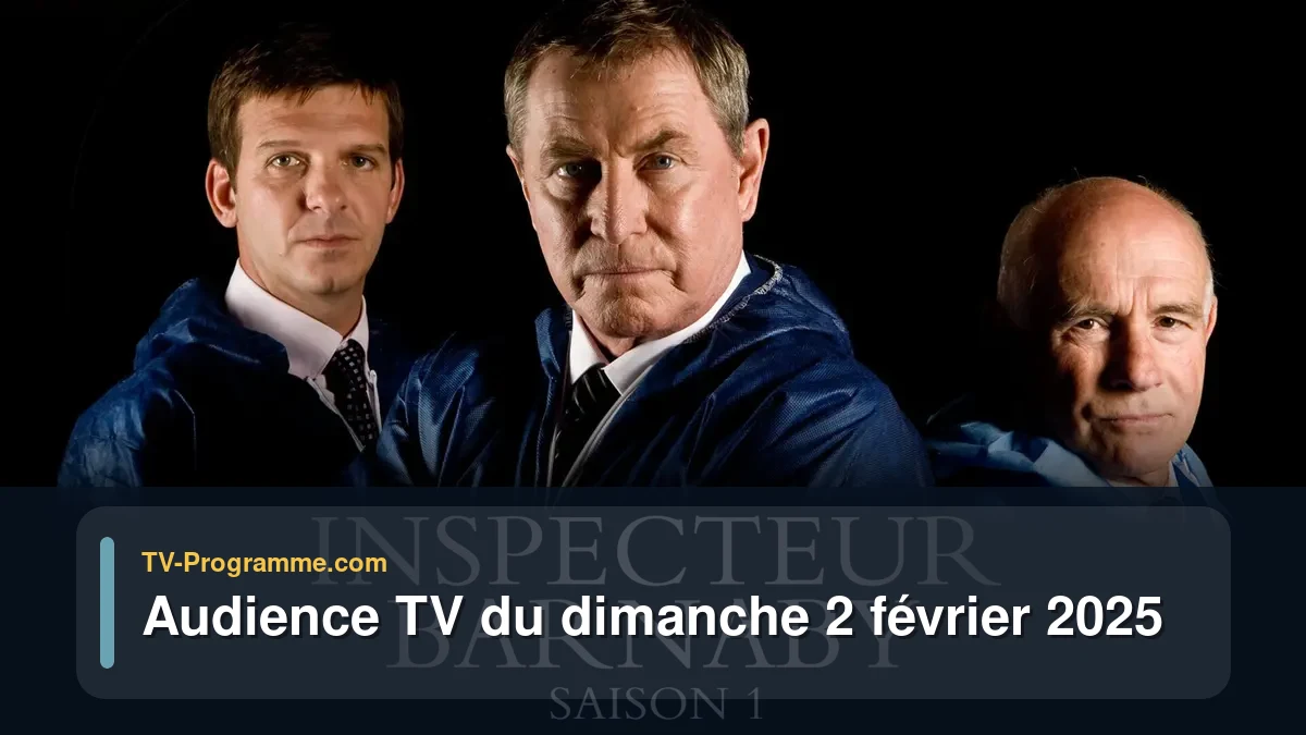 Audiences TV et audimat en prime time du Dimanche 2 février 2025