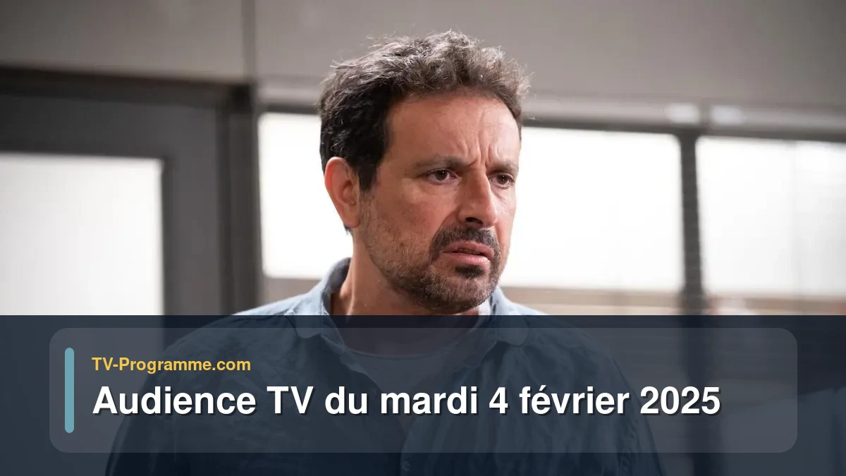 Audiences TV et audimat en prime time du Mardi 4 février 2025