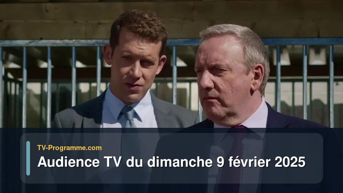 Audiences TV et audimat en prime time du Dimanche 9 février 2025