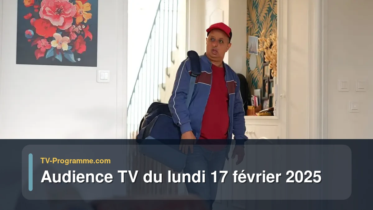 Audiences TV et audimat en prime time du Lundi 17 février 2025