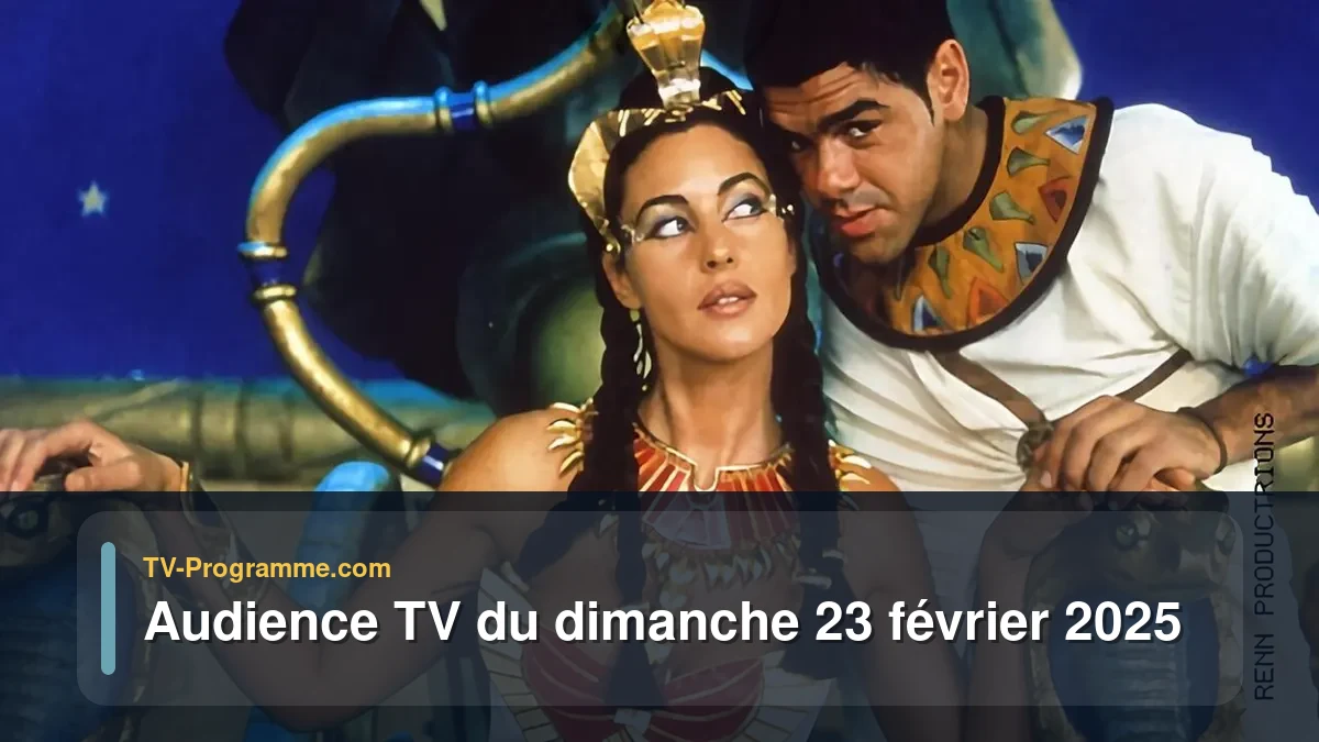 Audiences TV et audimat en prime time du Dimanche 23 février 2025