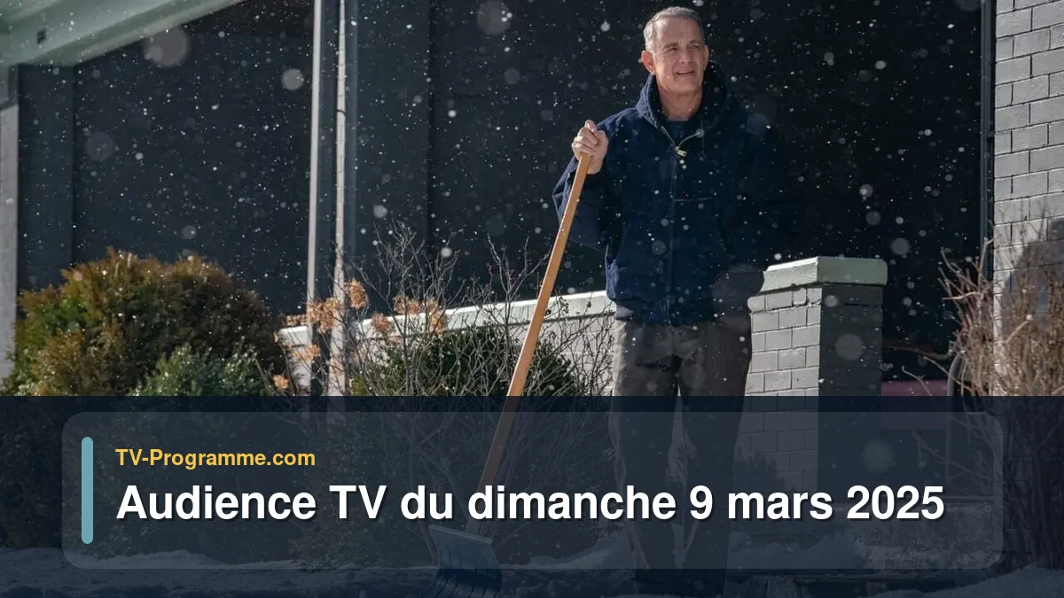 Audiences TV et audimat en prime time du Dimanche 9 mars 2025
