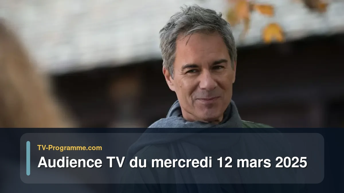 Audiences TV et audimat en prime time du Mercredi 12 mars 2025