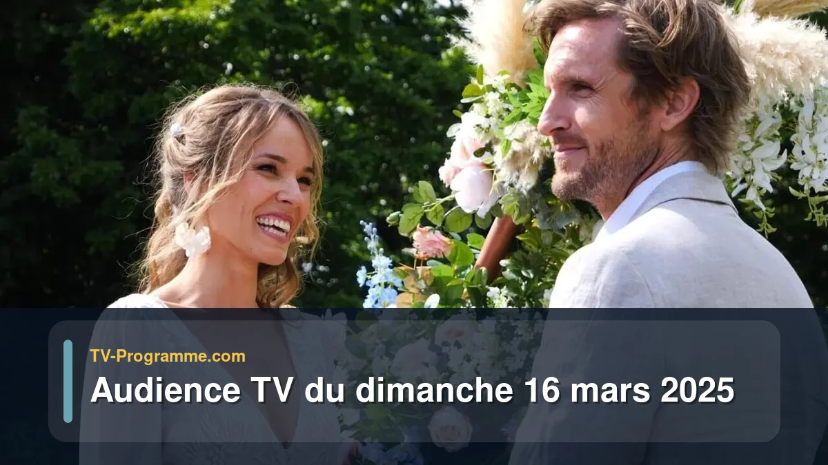 Audiences TV et audimat en prime time du Dimanche 16 mars 2025