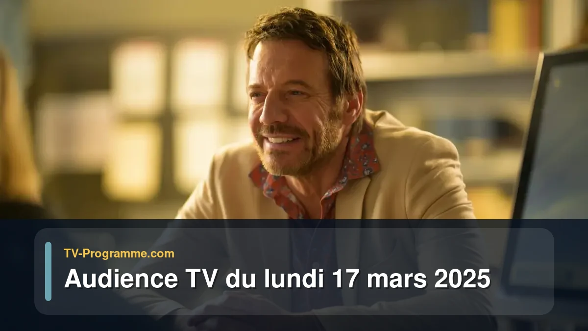 Audiences TV et audimat en prime time du Lundi 17 mars 2025