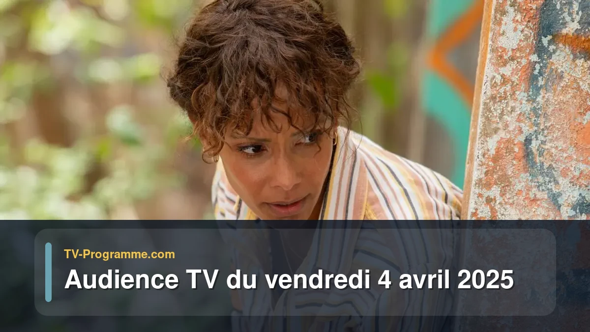 Audiences TV et audimat en prime time du Vendredi 4 avril 2025