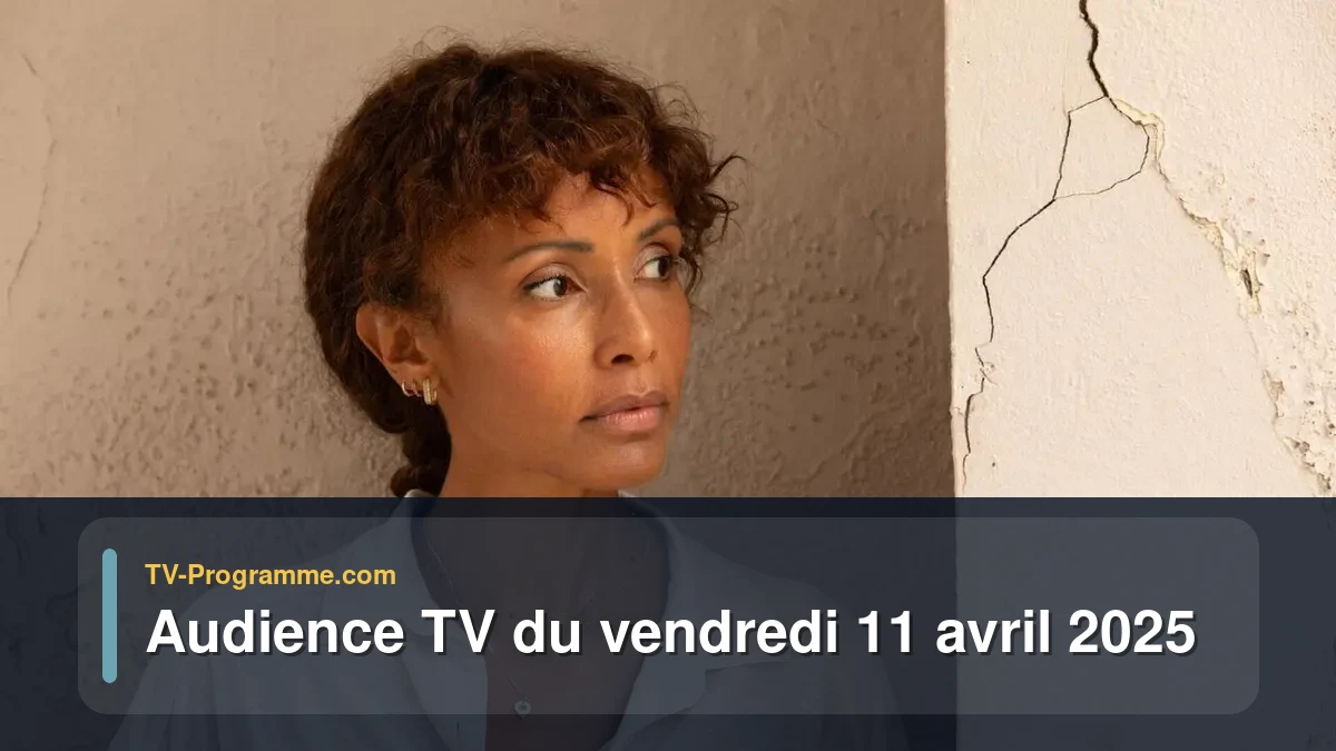 Audiences TV et audimat en prime time du Vendredi 11 avril 2025