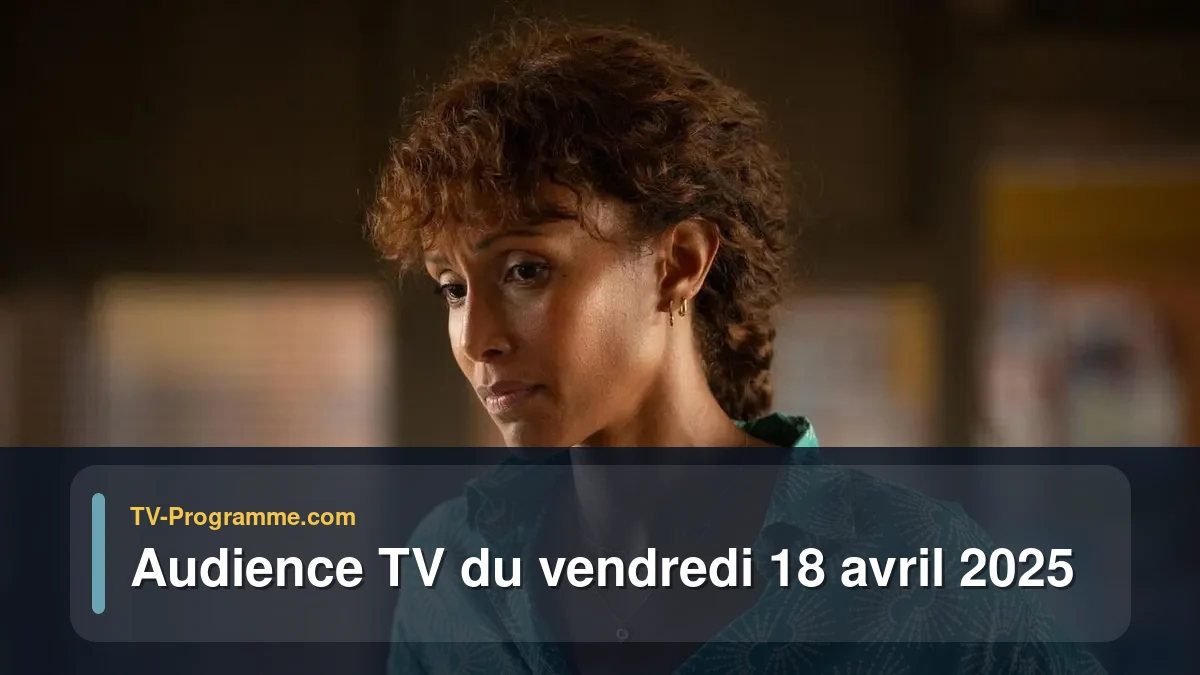 Audiences TV et audimat en prime time du Vendredi 18 avril 2025