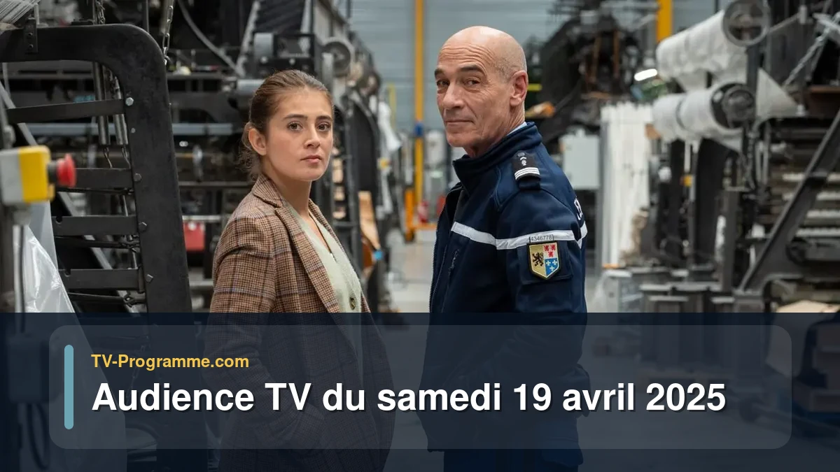 Audiences TV et audimat en prime time du Samedi 19 avril 2025