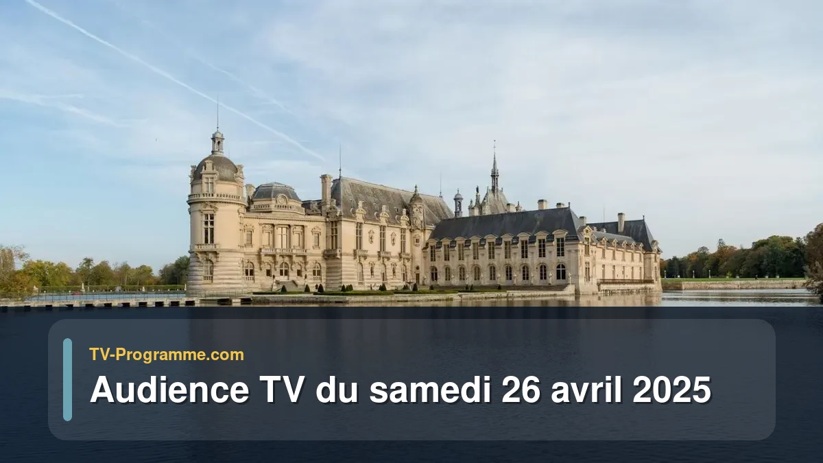 Audiences TV et audimat en prime time du Samedi 26 avril 2025