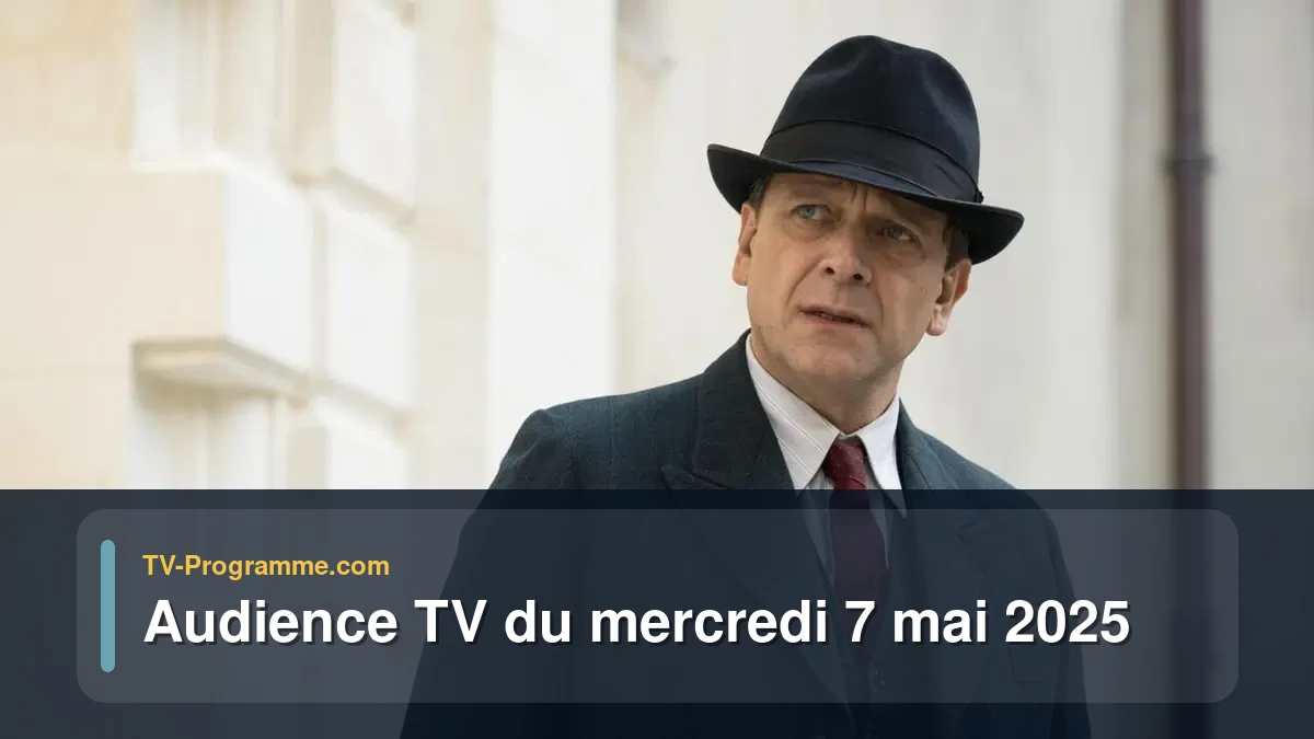 Audiences TV et audimat en prime time du Mercredi 7 mai 2025