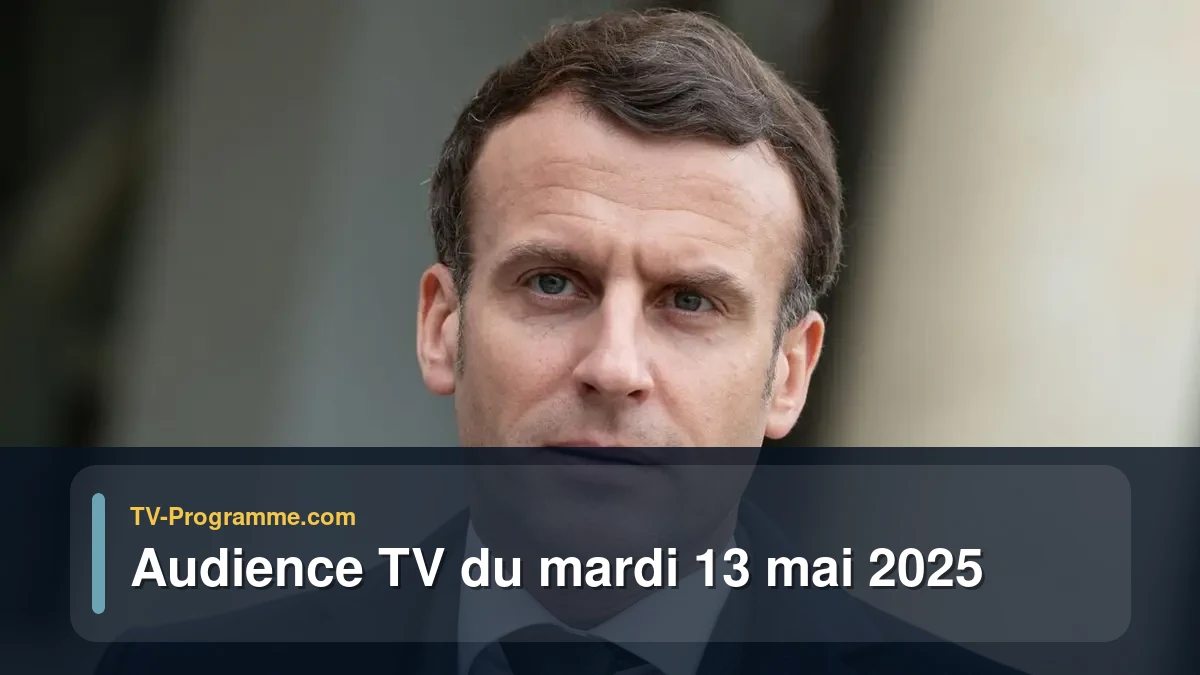 Audiences TV et audimat en prime time du Mardi 13 mai 2025
