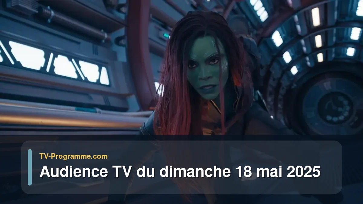 Audiences TV et audimat en prime time du Dimanche 18 mai 2025