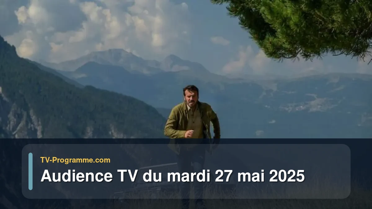 Audiences TV et audimat en prime time du Mardi 27 mai 2025
