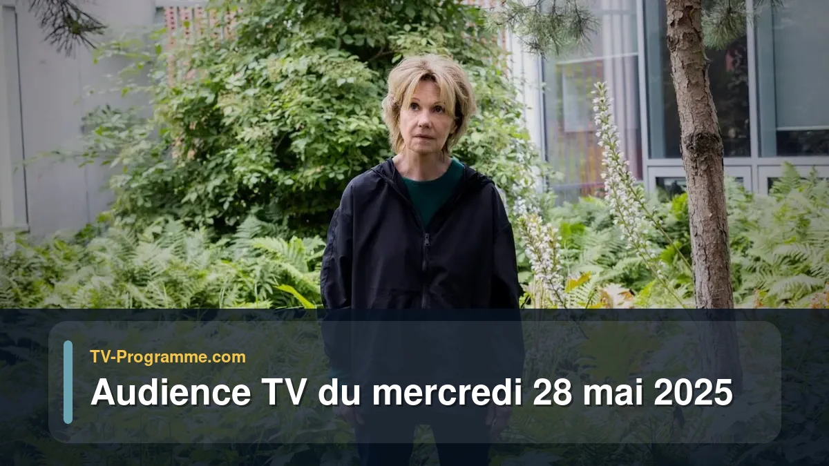 Audience TV du Mercredi 28 mai 2025