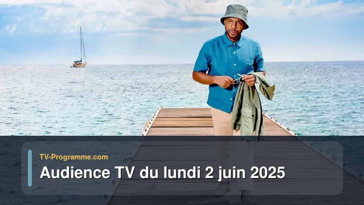 Audiences TV et audimat en prime time du Lundi 2 juin 2025