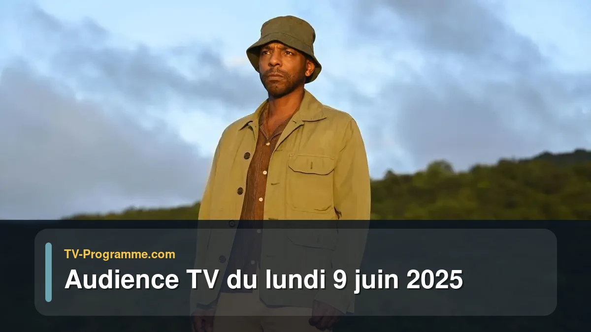 Audiences TV et audimat en prime time du Lundi 9 juin 2025
