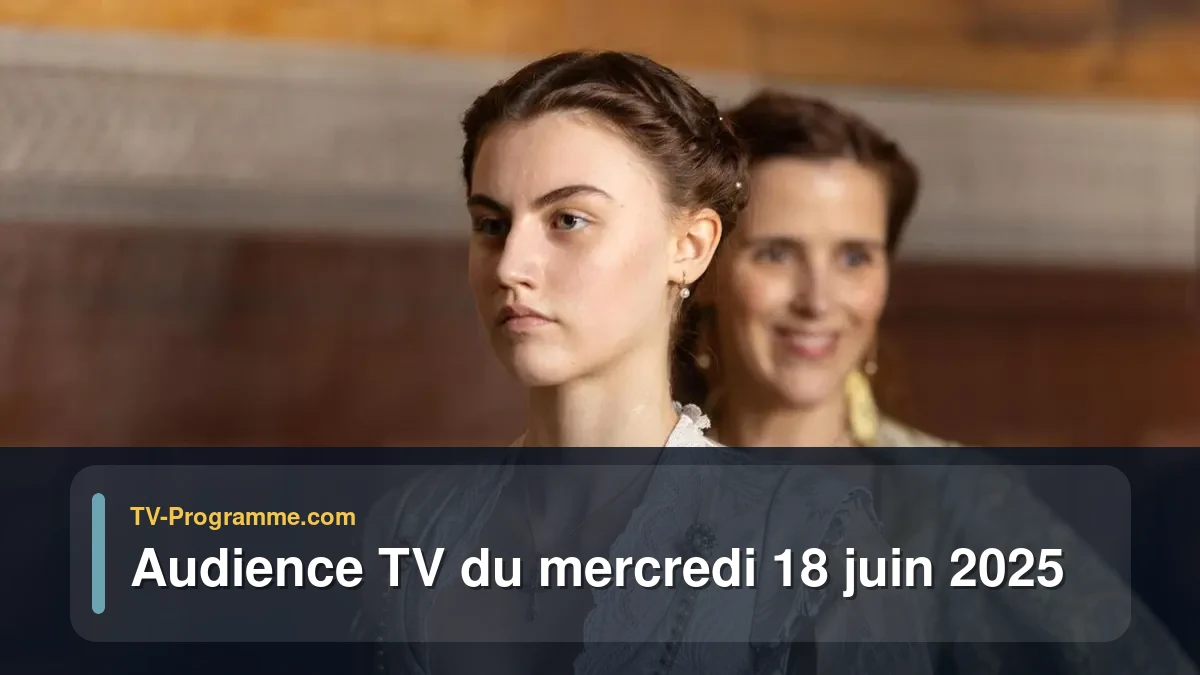 Audience TV du Mercredi 18 juin 2025