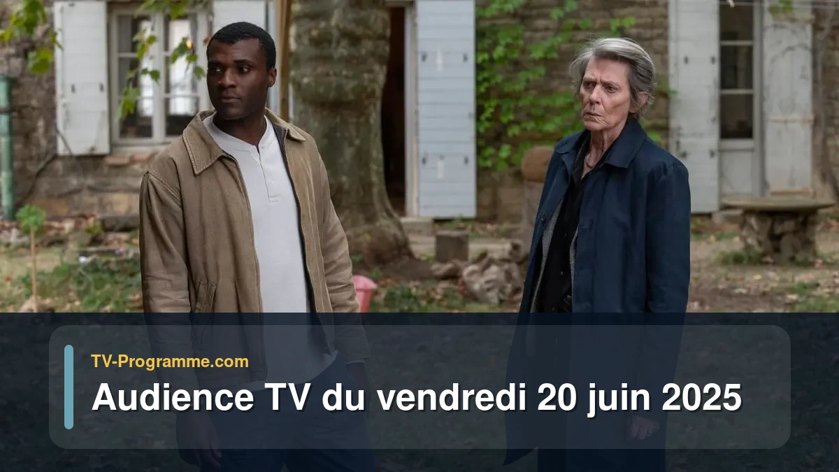 Audience TV du Vendredi 20 juin 2025