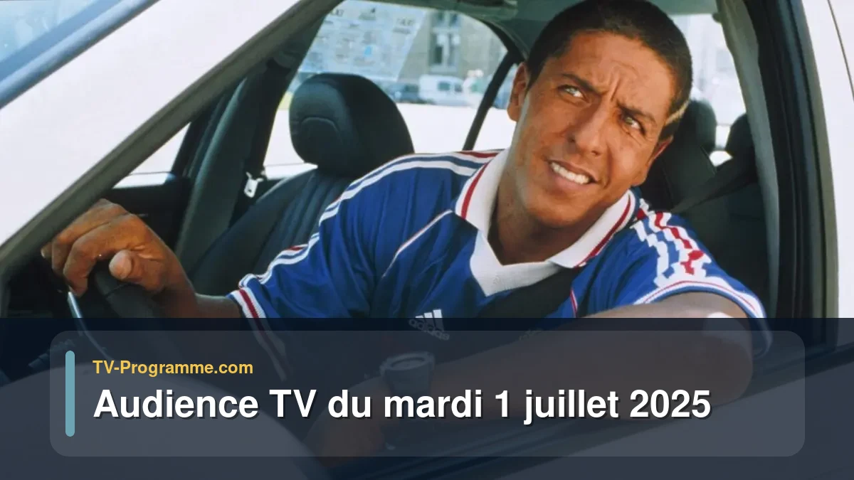 Audience TV du Mardi 1 juillet 2025