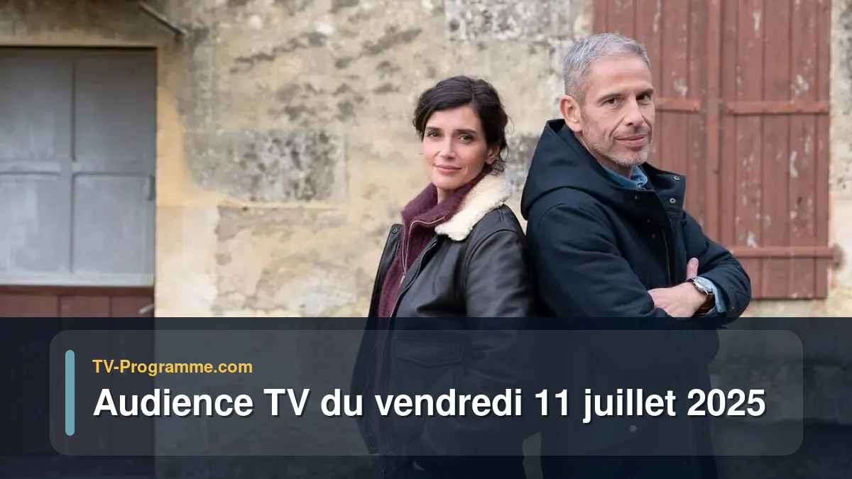 Audience TV du Vendredi 11 juillet 2025