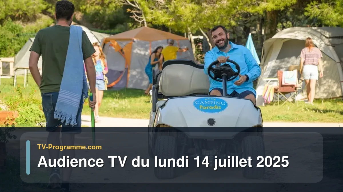 Audiences TV et audimat en prime time du Lundi 14 juillet 2025