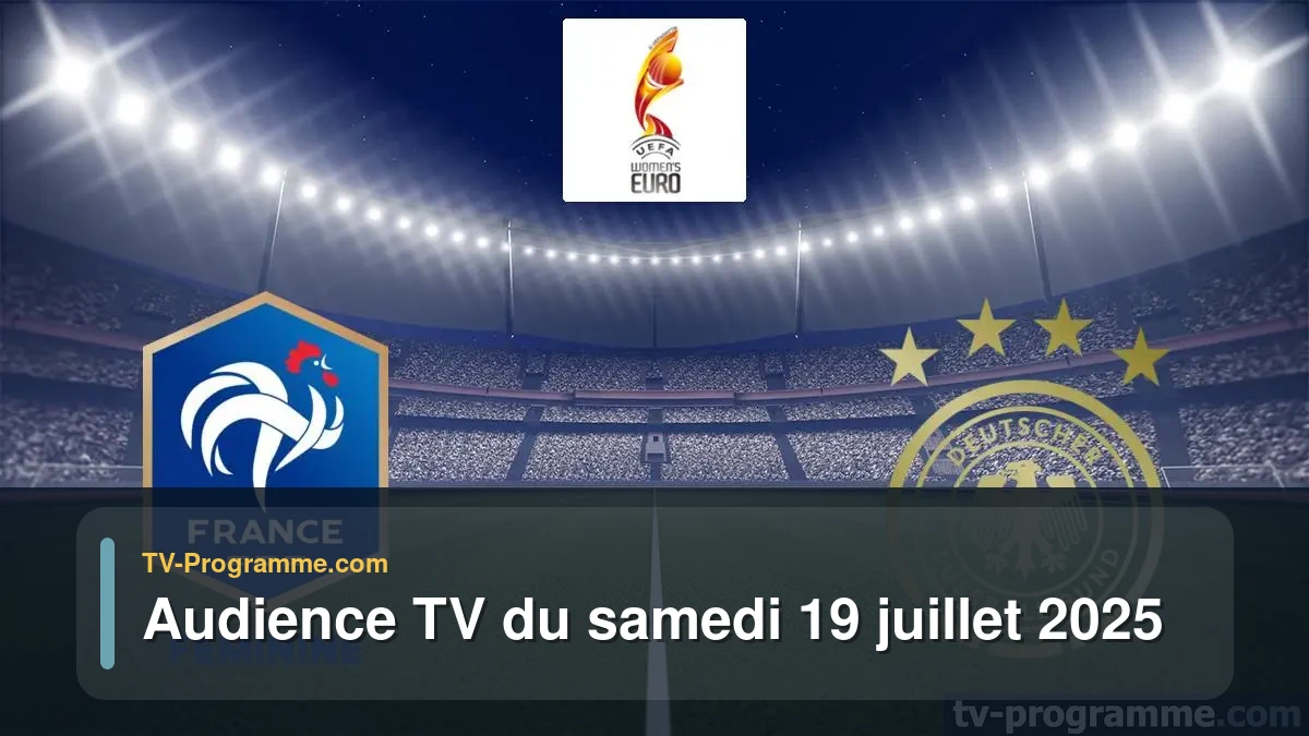 Audience TV du Samedi 19 juillet 2025