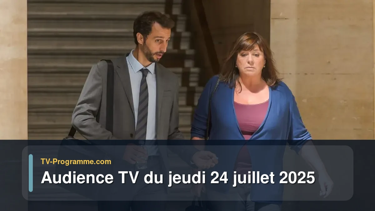 Audience TV du Jeudi 24 juillet 2025