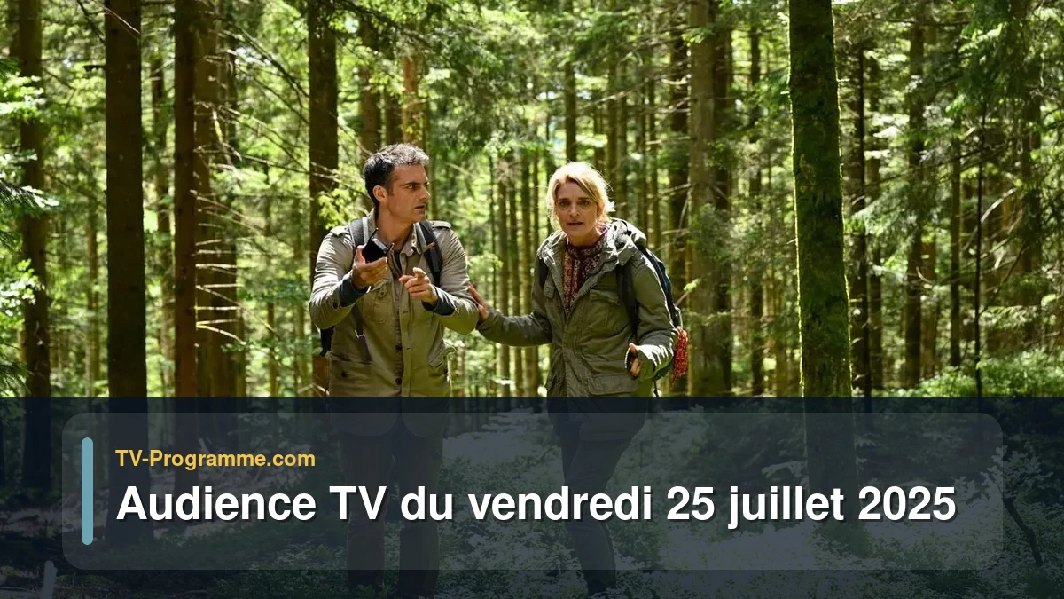 Audience TV du Vendredi 25 juillet 2025