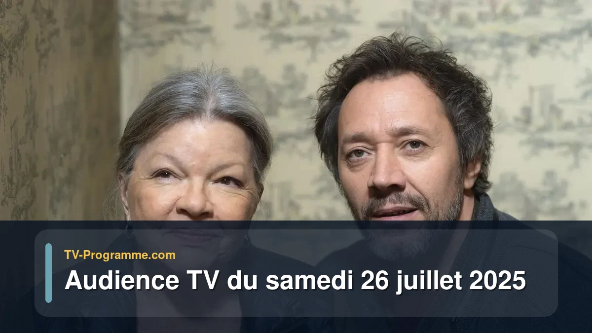 Audience TV du Samedi 26 juillet 2025
