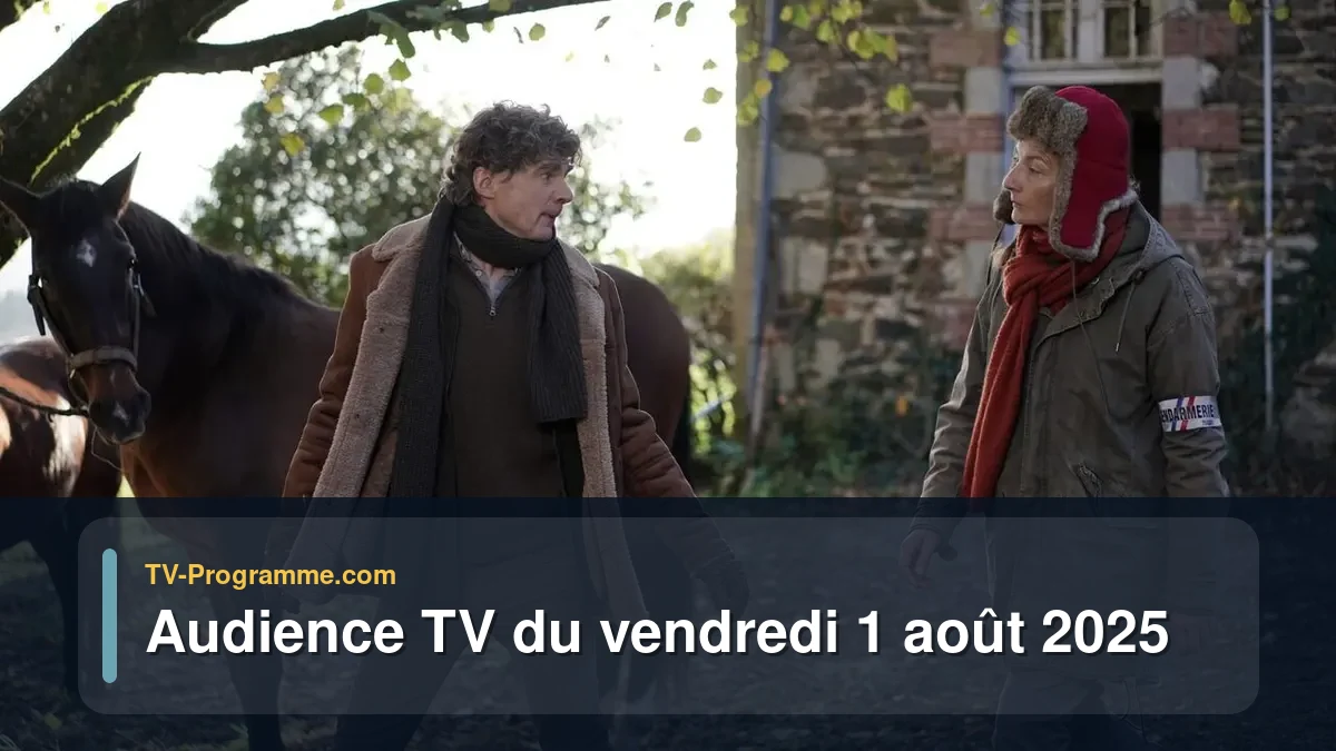 Audience TV du Vendredi 1 août 2025