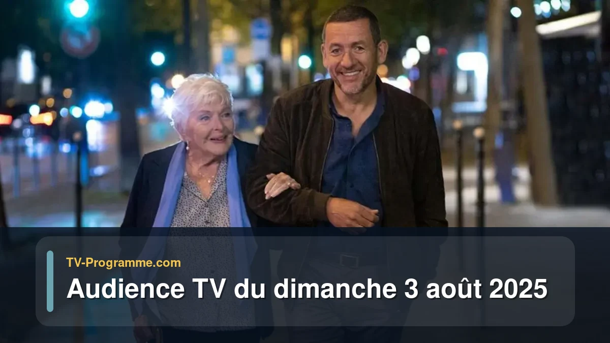 Audiences TV et audimat en prime time du Dimanche 3 août 2025