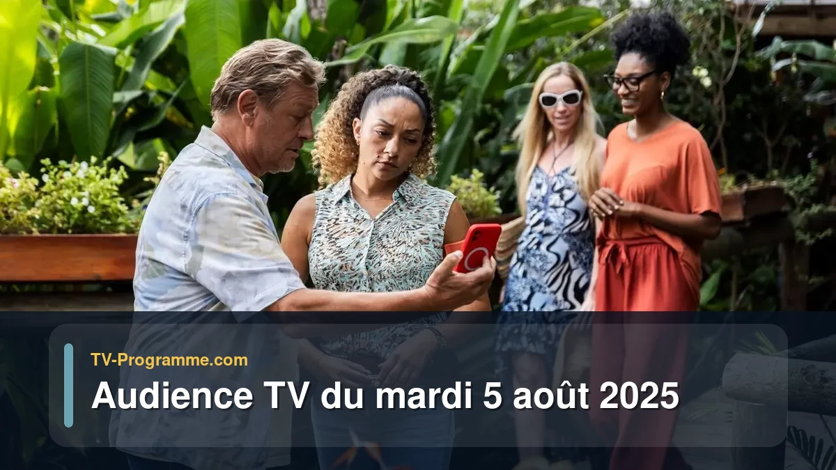 Audiences TV et audimat en prime time du Mardi 5 août 2025