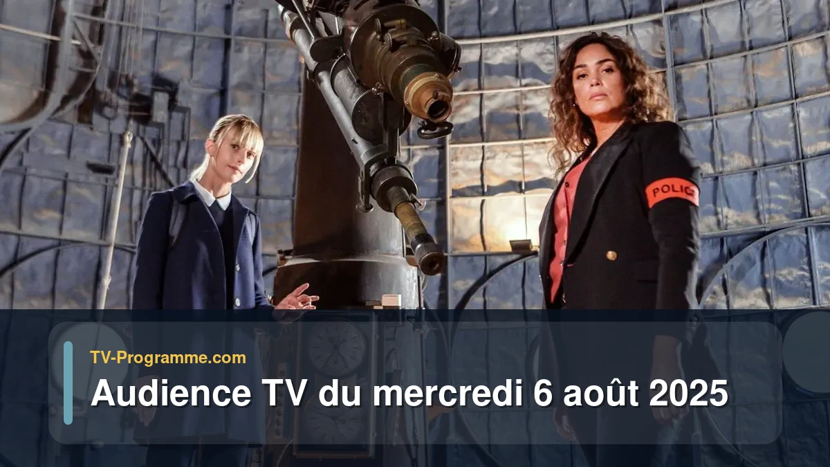 Audience TV du Mercredi 6 août 2025
