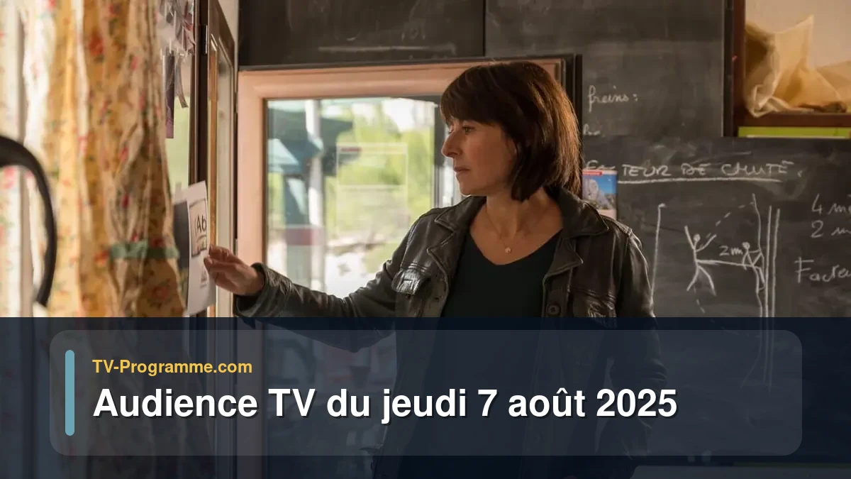 Audience TV du Jeudi 7 août 2025