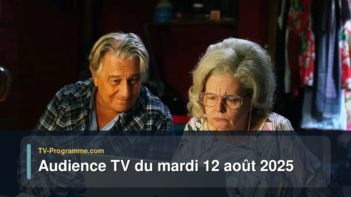 Audiences TV et audimat en prime time du Mardi 12 août 2025