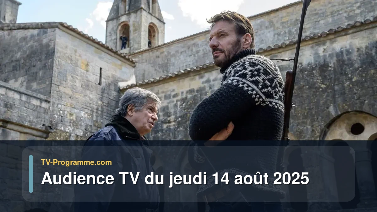 Audiences TV et audimat en prime time du Jeudi 14 août 2025