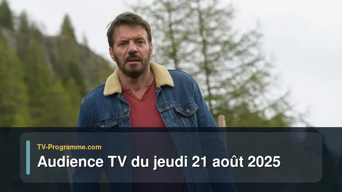 Audience TV du Jeudi 21 août 2025