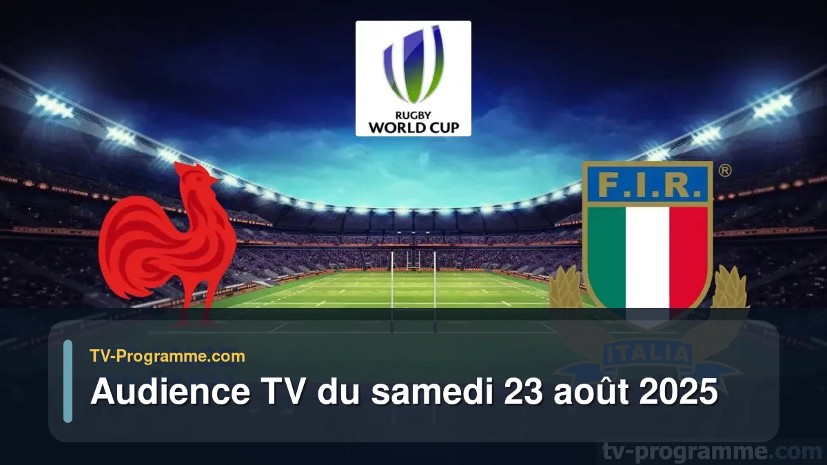 Audiences TV et audimat en prime time du Samedi 23 août 2025