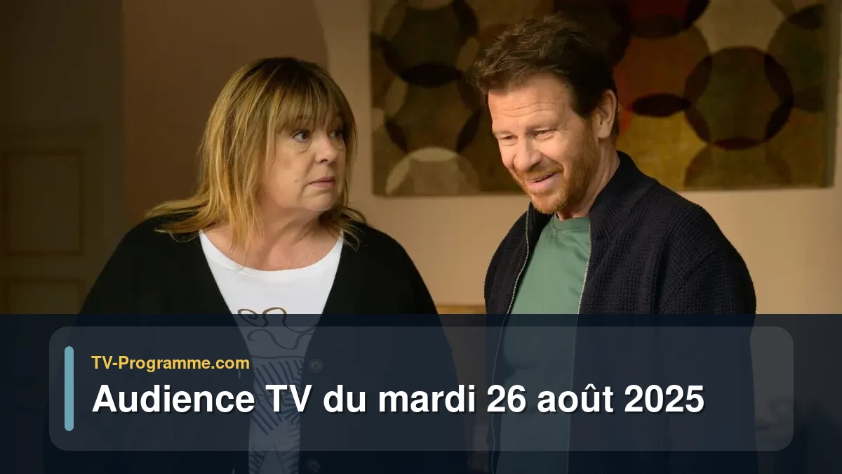 Audiences TV et audimat en prime time du Mardi 26 août 2025