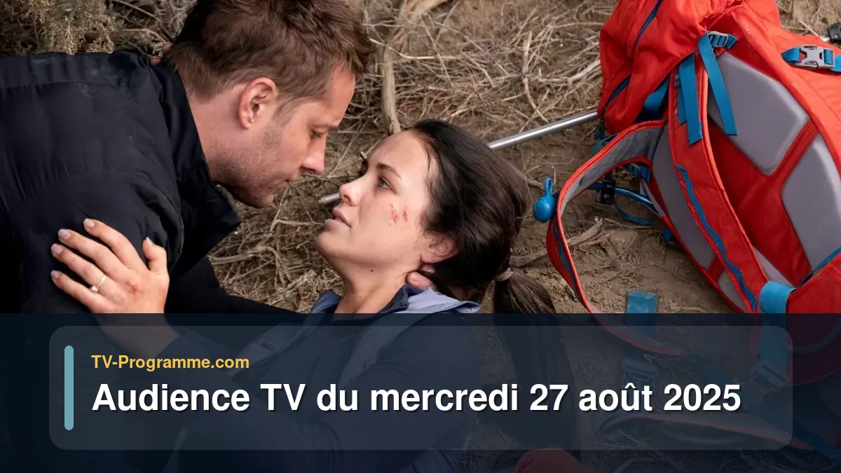 Audience TV du Mercredi 27 août 2025